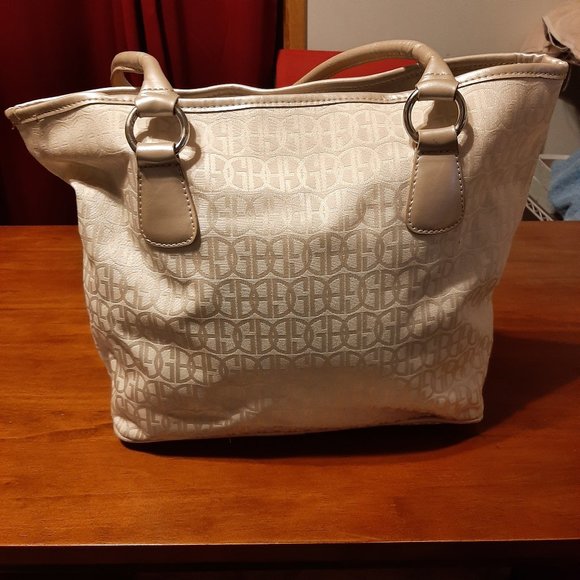 Gianni Bernini Jacquard Cream Colored Handbag - Picture 2 of 7